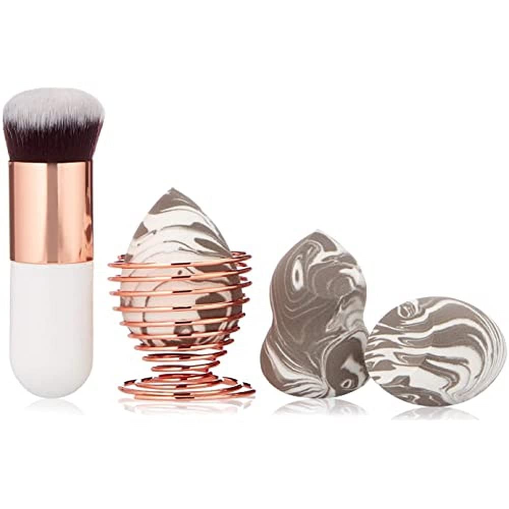Amazon.com: Zoe Ayla Kabuki Brush, 3 Makeup Sponge and Makeup